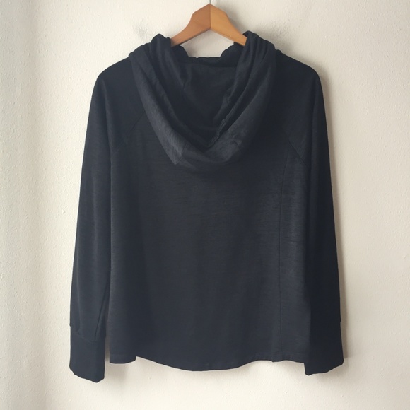 Running Bare Long Weekend Hoodie in Black - Picture 7 of 8